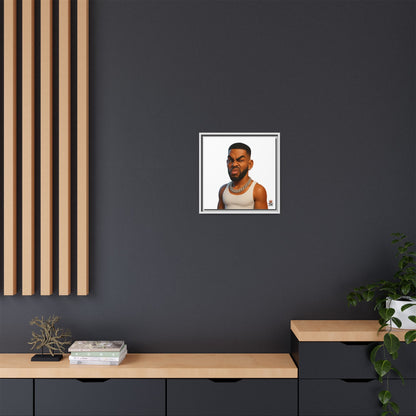 Man Funky Face - Canvas Art