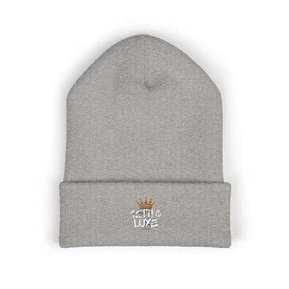 Embroidered Cuffed Beanie