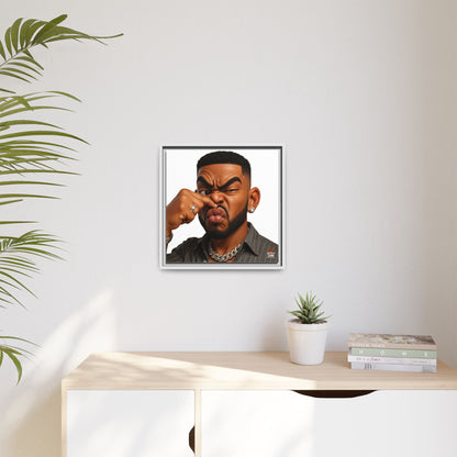 Man Funky Face 2 - Canvas Art