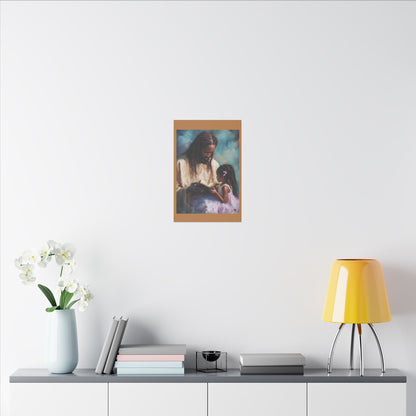Jesus Reading, Matte Canvas, Stretched, 0.75" (Vertical)