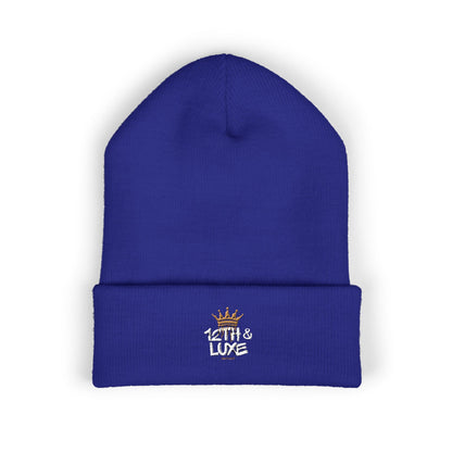 Embroidered Cuffed Beanie