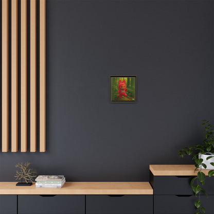 Plush Monster Red - Canvas Art