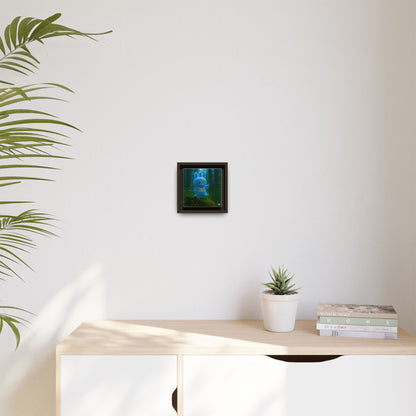 Plush Monster Blue - Canvas Art