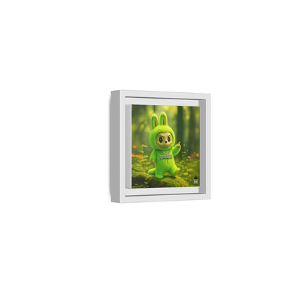 Plush Monster Green - Canvas Art