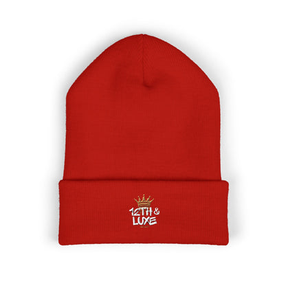 Embroidered Cuffed Beanie