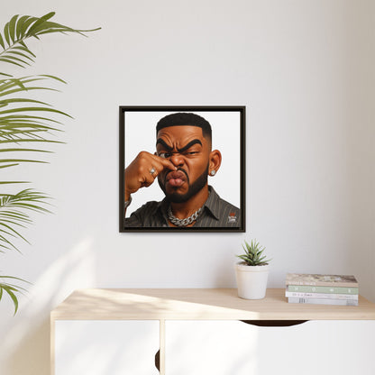 Man Funky Face 2 - Canvas Art