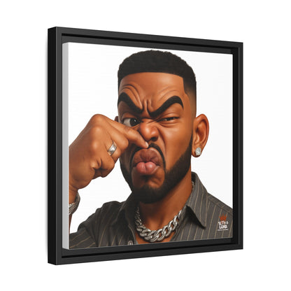 Man Funky Face 2 - Canvas Art