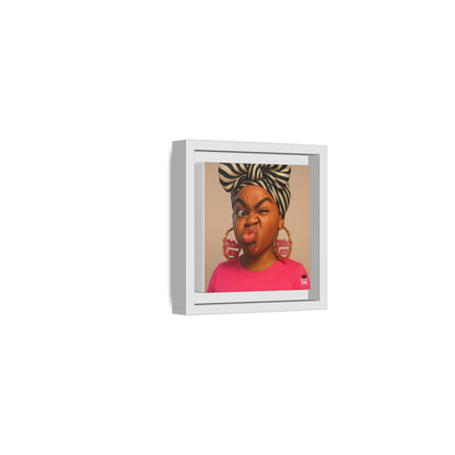 Funky Face Pink - Canvas Art