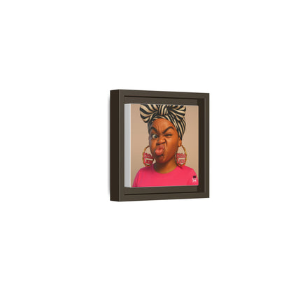 Funky Face Pink - Canvas Art