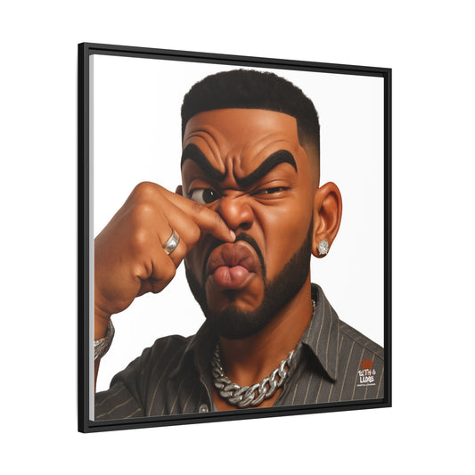 Man Funky Face 2 - Canvas Art