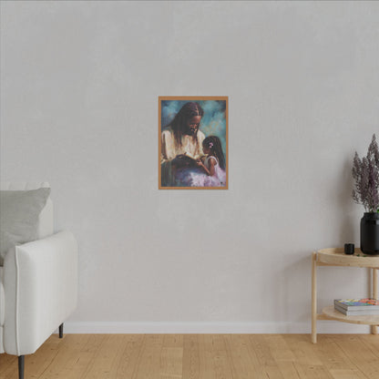 Jesus Reading, Matte Canvas, Stretched, 0.75" (Vertical)