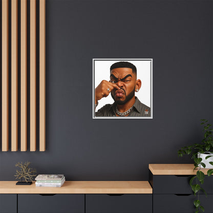 Man Funky Face 2 - Canvas Art