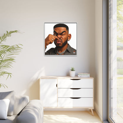 Man Funky Face 2 - Canvas Art