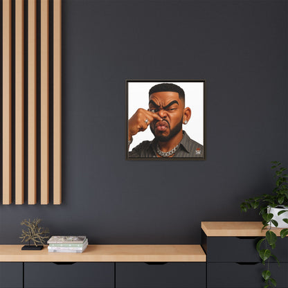 Man Funky Face 2 - Canvas Art