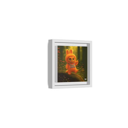 Plush Monster Orange - Canvas Art