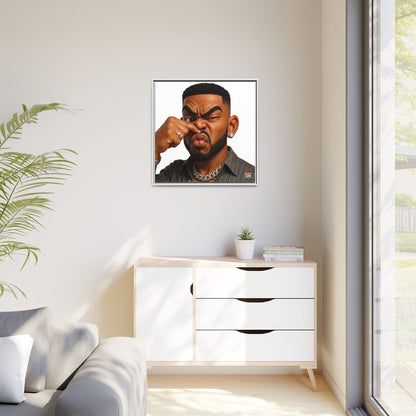 Man Funky Face 2 - Canvas Art