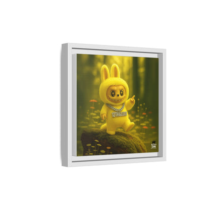 Plush Monster Yellow - Canvas Art