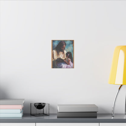 Jesus Reading, Matte Canvas, Stretched, 0.75" (Vertical)