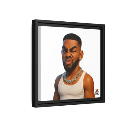 Man Funky Face - Canvas Art