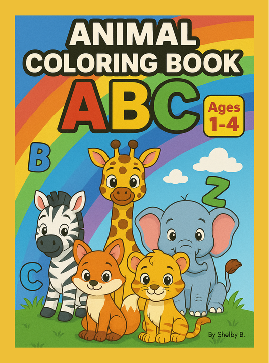 ABC ANIMAL COLORING BOOK
